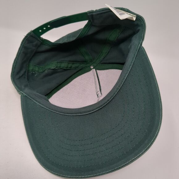 Canada Snapback Hat Green One Size Adjustable Embroidered Patriotic 6 Panel - Picture 6 of 9